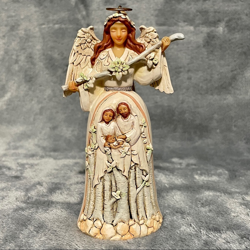 White Woodland Nativity Angel